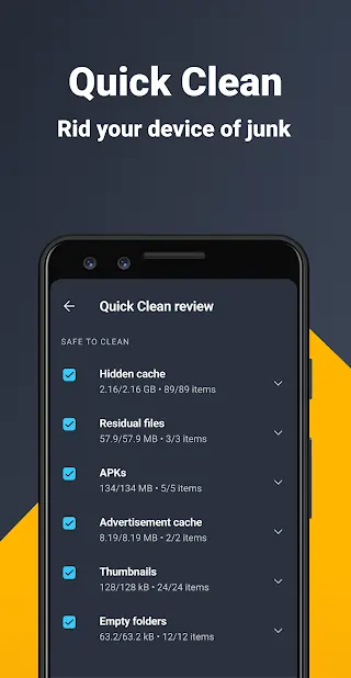 Clean and optimize your smartphone